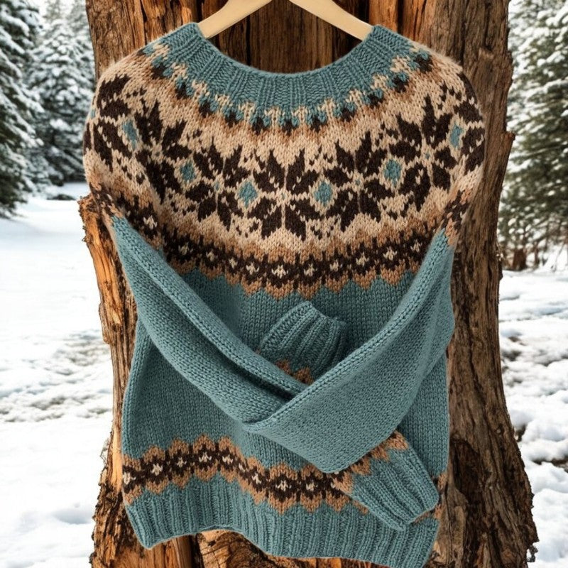 Abbie™ | Winter Wonderland Fair Isle Sweater - Elle Melbourne