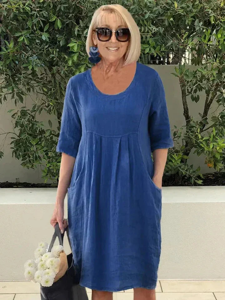 Bridget™ | Loose Dress with Pockets - Elle Melbourne