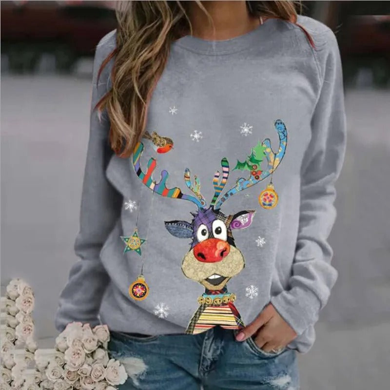 Violet | Colorful Christmas Sweatshirt - Elle Melbourne