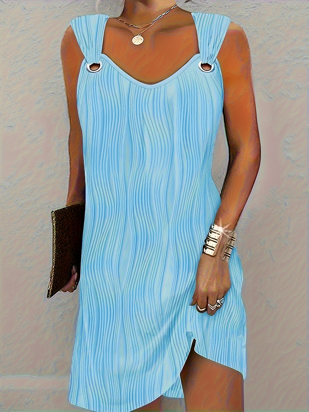 Phebe ™ | Breezy Strappy Dress with Side Slit - Elle Melbourne