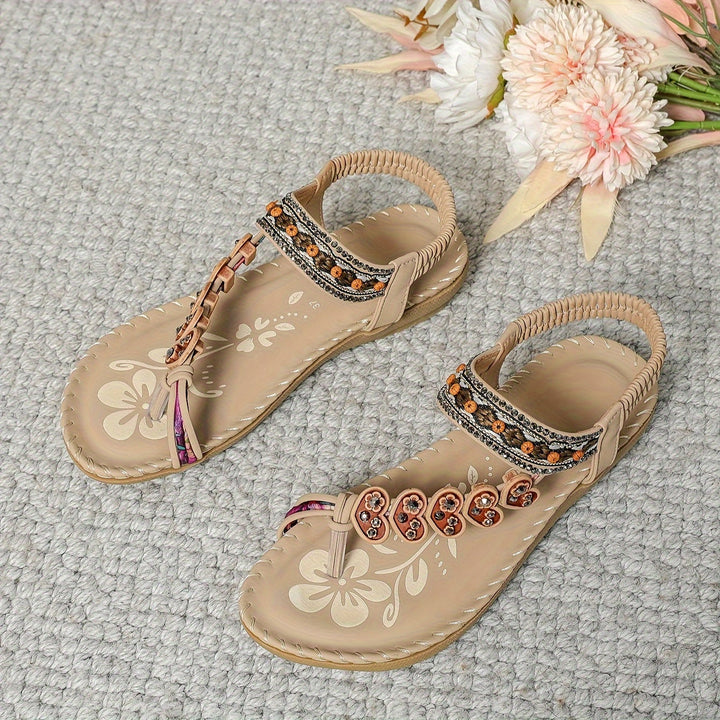 Margo | Stylish Beaded Sandals - Elle Melbourne