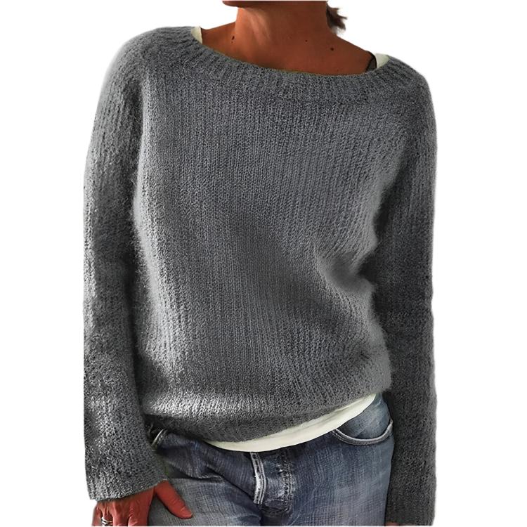 Courtney | Cozy Oversized Knit Sweater - Elle Melbourne