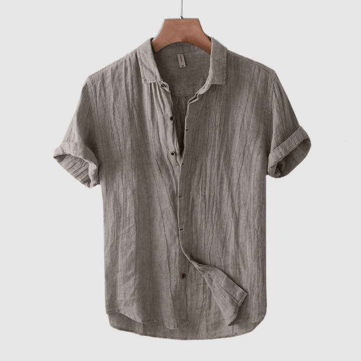 Wellington™ | Short Sleeve Linen Shirt - Elle Melbourne