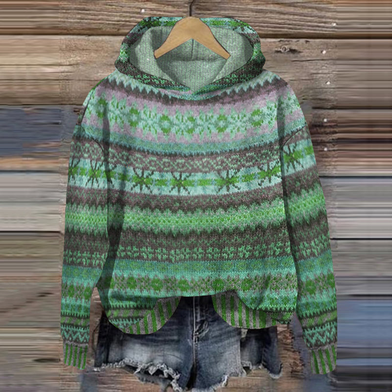 Freya | Cozy Hooded Sweater - Elle Melbourne