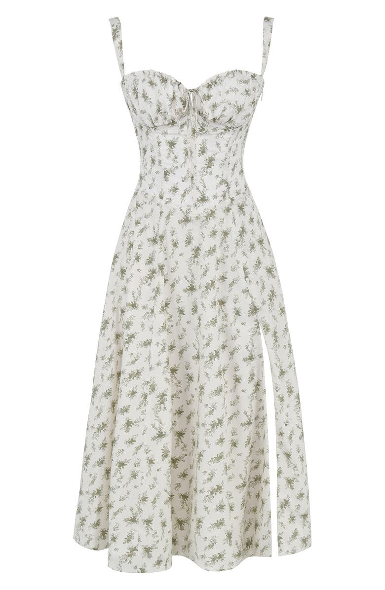 Freya | Stylish Floral Midi Dress - Elle Melbourne