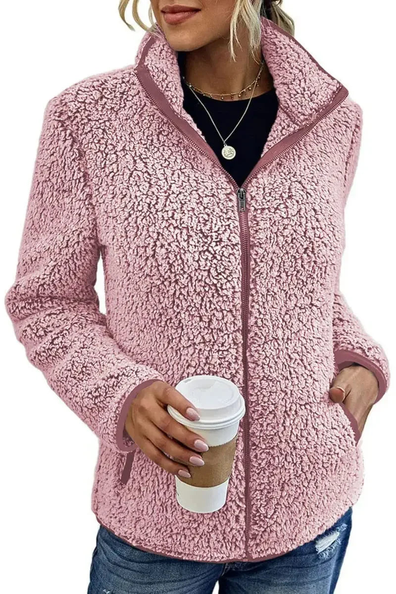 Katie™ | Premium Fleece Zip-Up Jacket - Elle Melbourne