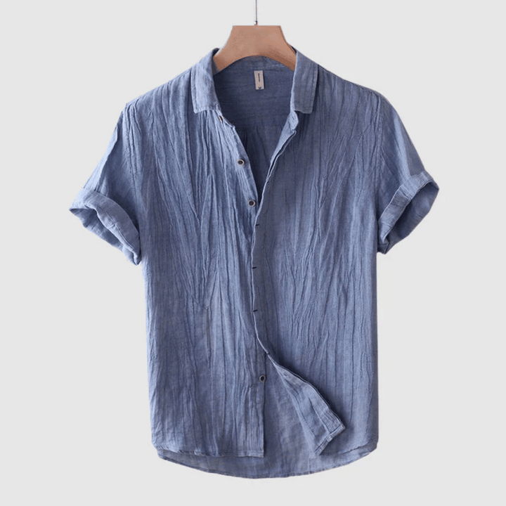 Wellington™ | Short Sleeve Linen Shirt - Elle Melbourne