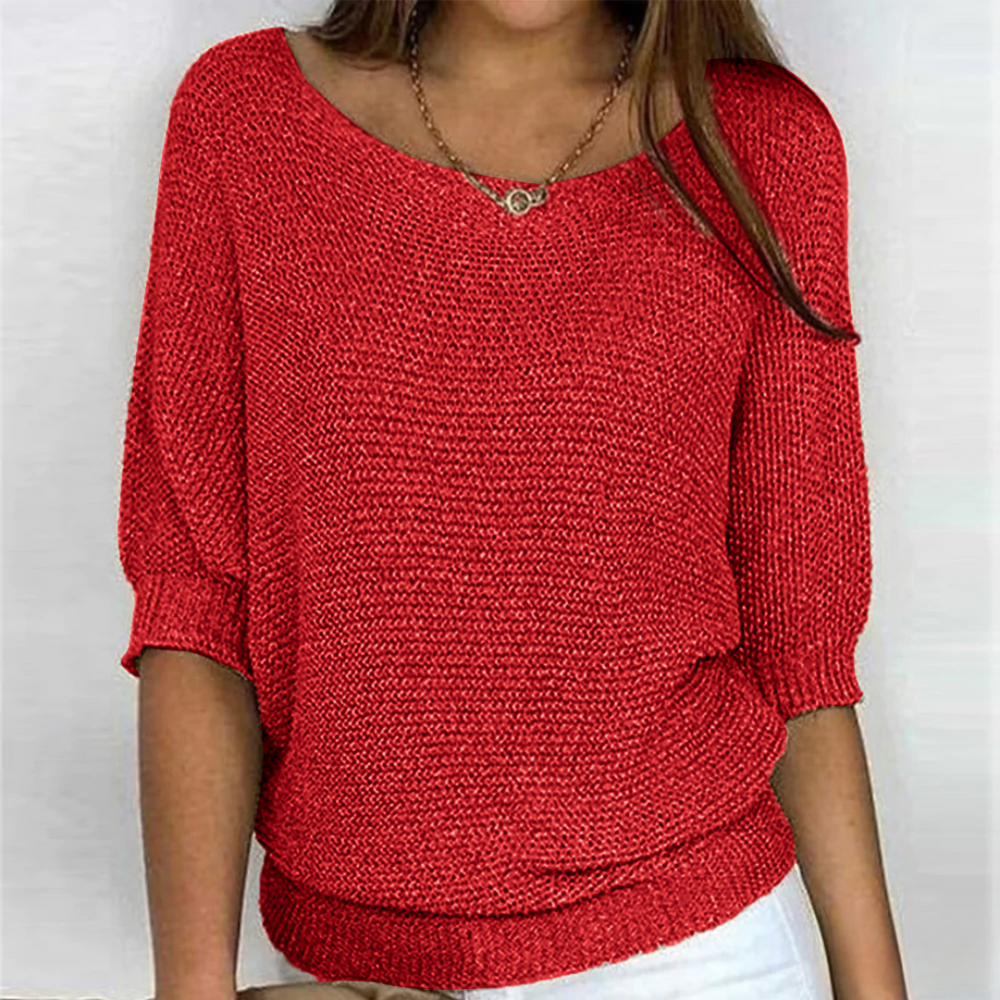 Eunice™ | Relaxed Knit Top - Elle Melbourne