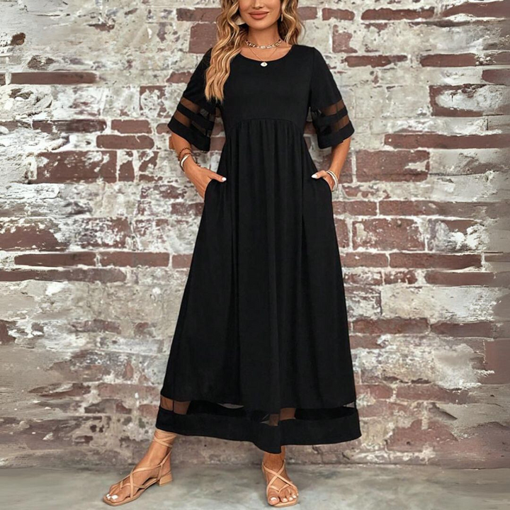 Amandine™ | Flattering Elegance Dress With Tummy Coverage - Elle Melbourne