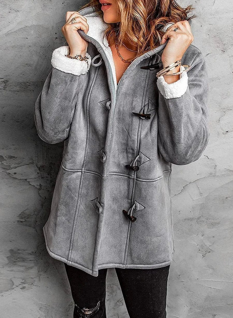 Amelia ™ | Fleece-Lined Hooded Coat - Elle Melbourne