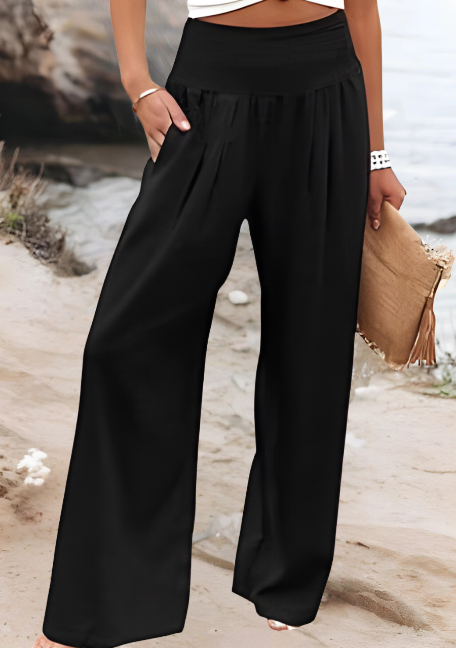 Aileen - Beach Wide Leg Pants - Elle Melbourne