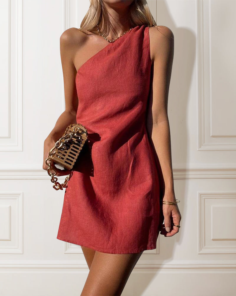 Lizzie™ - Halter Mini Dress - Elle Melbourne