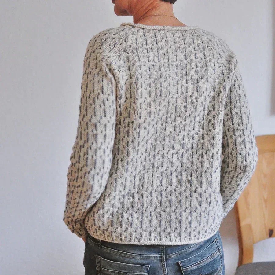 Emilia™ | Subtle Pattern Knit Sweater - Elle Melbourne