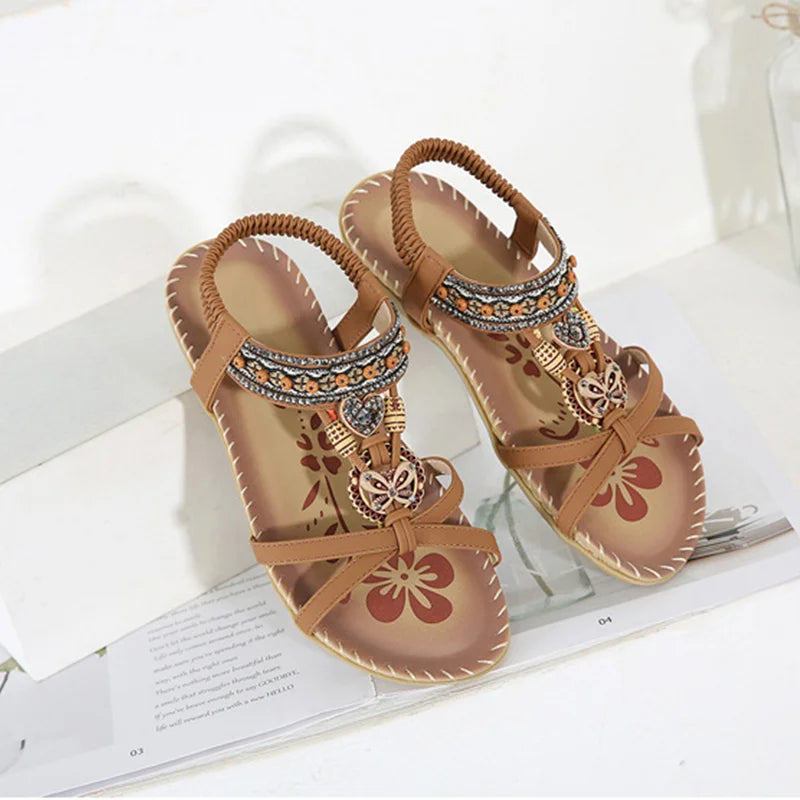 Savannah | Stylish Beaded Sandals - Elle Melbourne