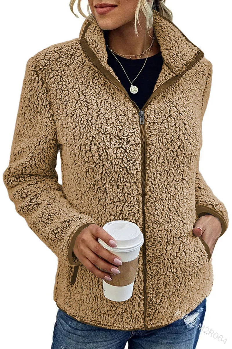 Katie™ | Premium Fleece Zip-Up Jacket - Elle Melbourne