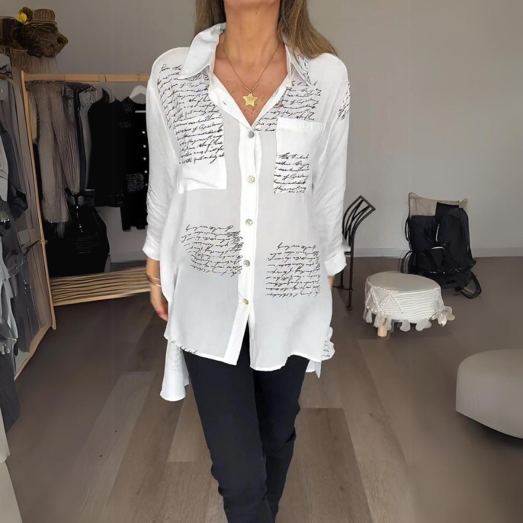 Callista™ | Elegant Button-Up Shirt - Elle Melbourne