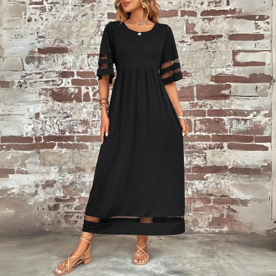 Amandine™ | Flattering Elegance Dress With Tummy Coverage - Elle Melbourne