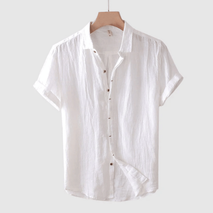 Wellington™ | Short Sleeve Linen Shirt - Elle Melbourne