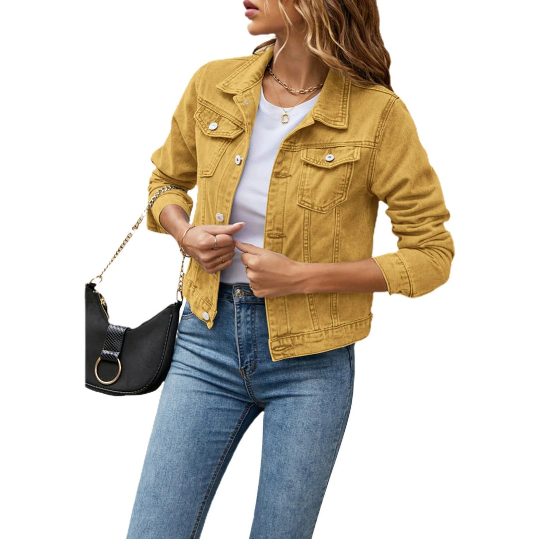 Charlotte | Denim Jacket with Buttons - Elle Melbourne