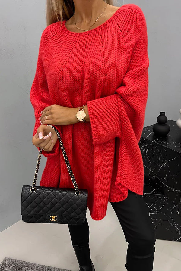 Avery | Stylish Loose-Fit Knit Sweater - Elle Melbourne
