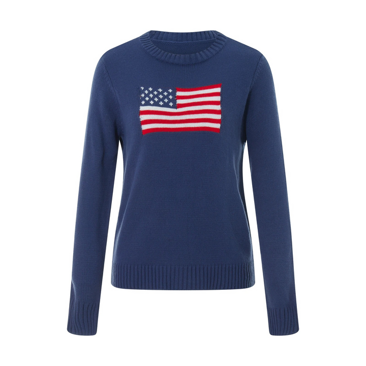 Grace ™ | Cozy Flag Knit Sweater - Elle Melbourne