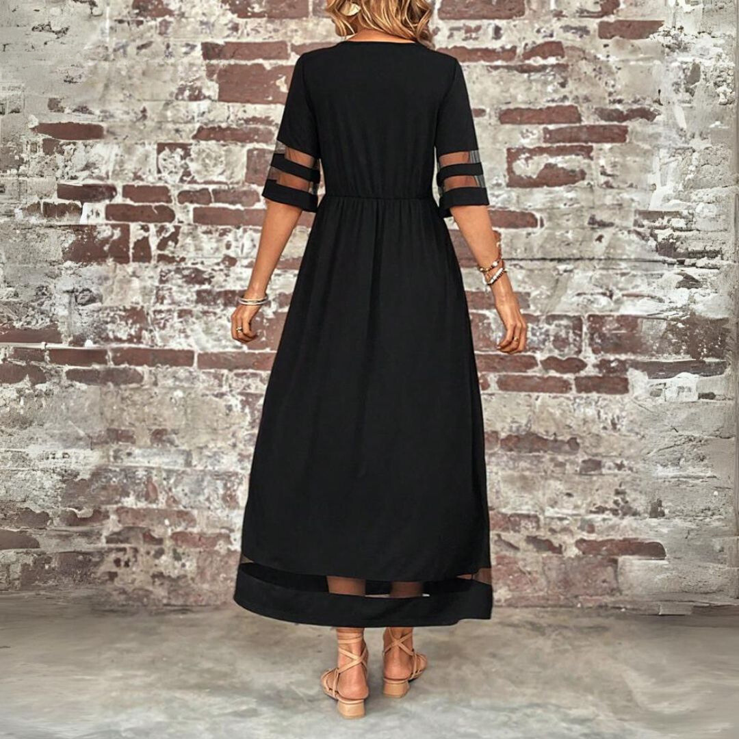 Amandine™ | Flattering Elegance Dress With Tummy Coverage - Elle Melbourne