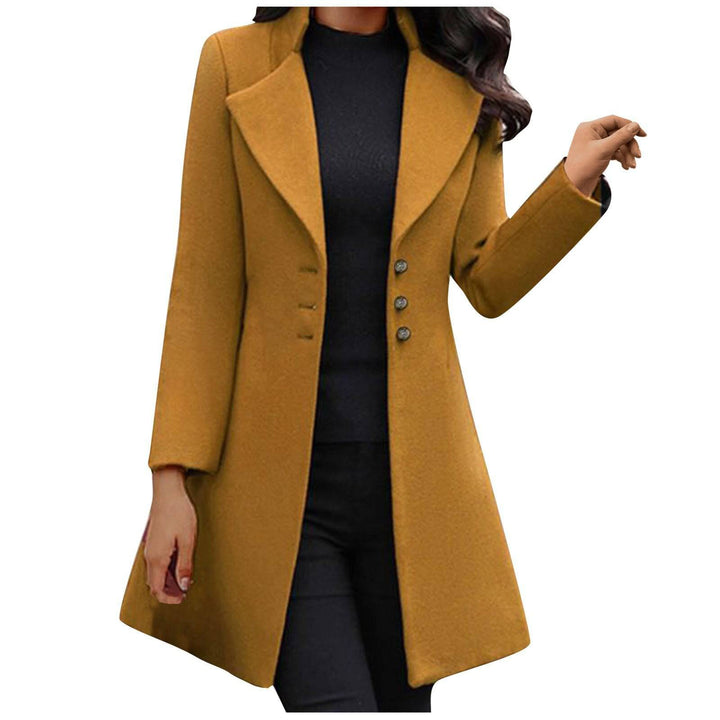 Veronica | Stylish Buttoned Trench Coat - Elle Melbourne