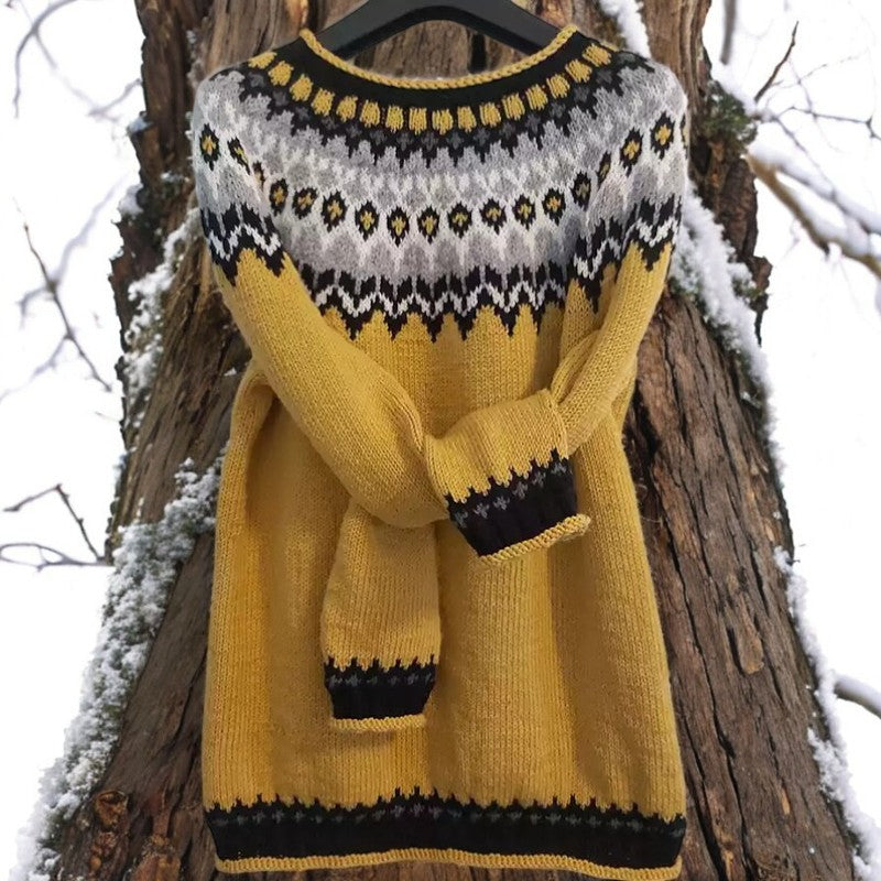 Ruby™ | Cozy Fair Isle Knit Sweater - Elle Melbourne