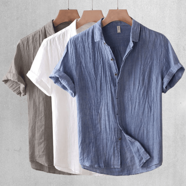 Wellington™ | Short Sleeve Linen Shirt - Elle Melbourne