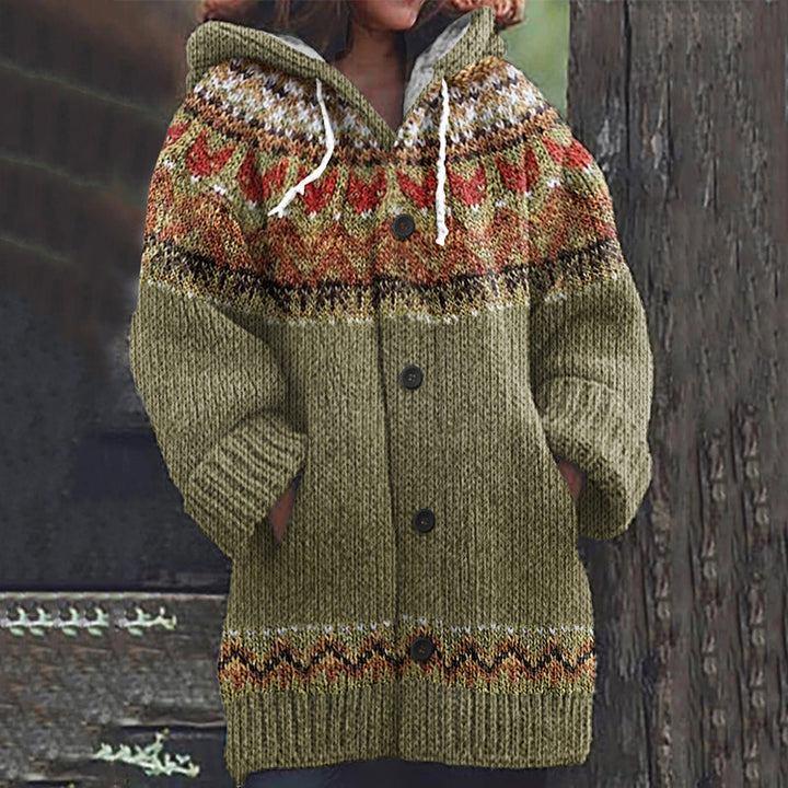 Phoebe ™ | Stylish Nordic Hooded Cardigan - Elle Melbourne