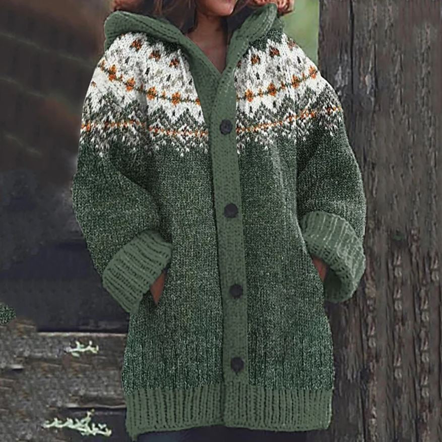 Molly ™ | Stylish Nordic Hooded Cardigan - Elle Melbourne
