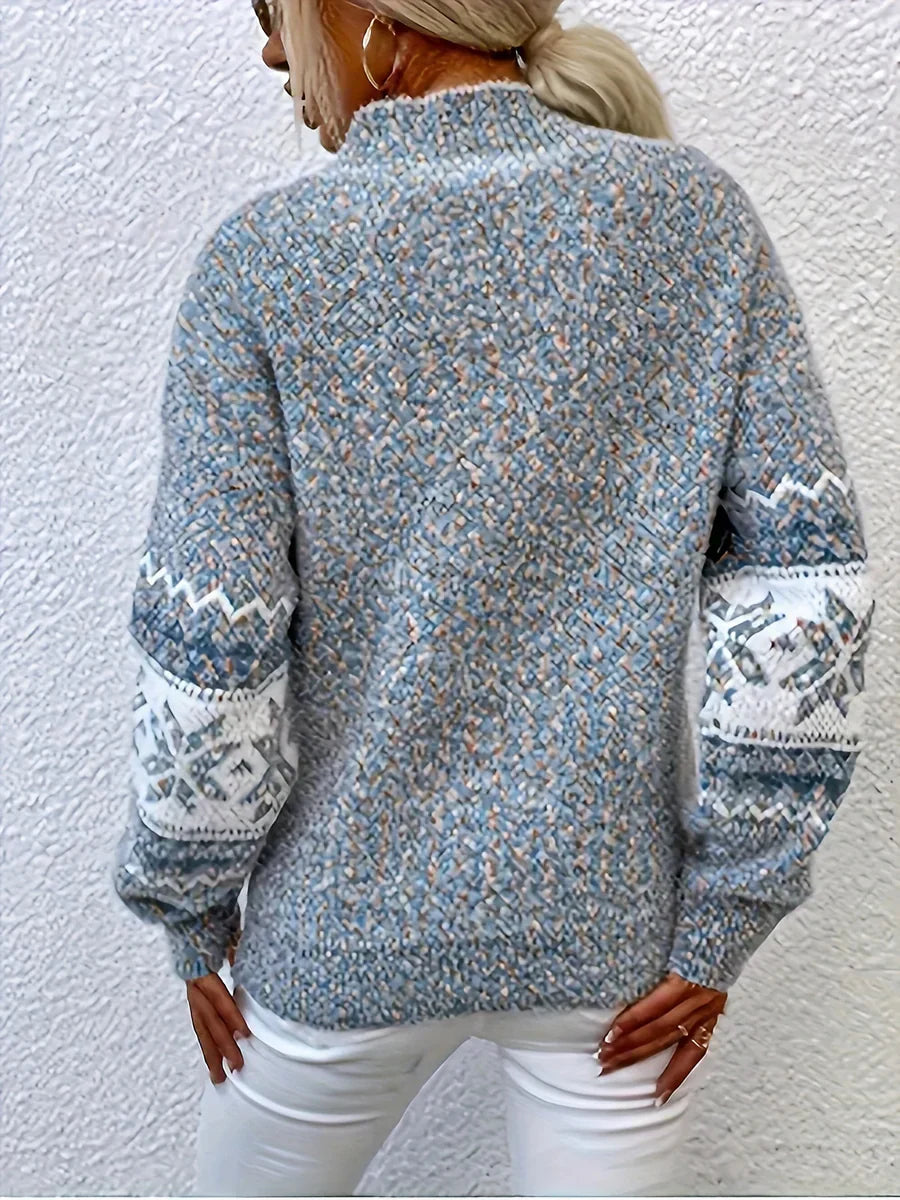 Elvira™ | Snowflake Knit Sweater - Elle Melbourne