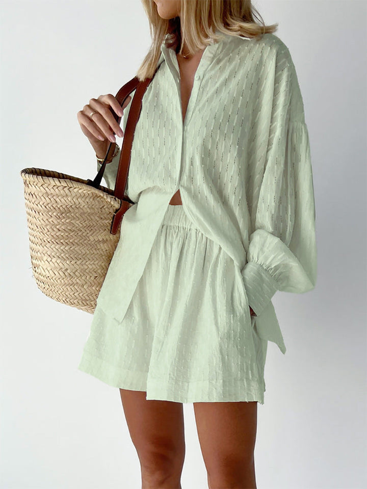 Elizabeth™ - Breezy Shirt and Shorts Set - Elle Melbourne