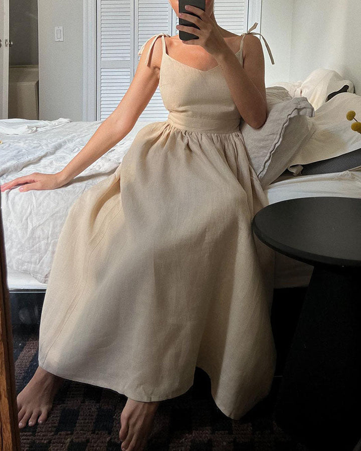 Aliana™ - Chic Tie-Strap Dress - Elle Melbourne