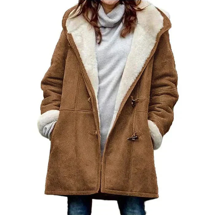 Amelia ™ | Fleece-Lined Hooded Coat - Elle Melbourne