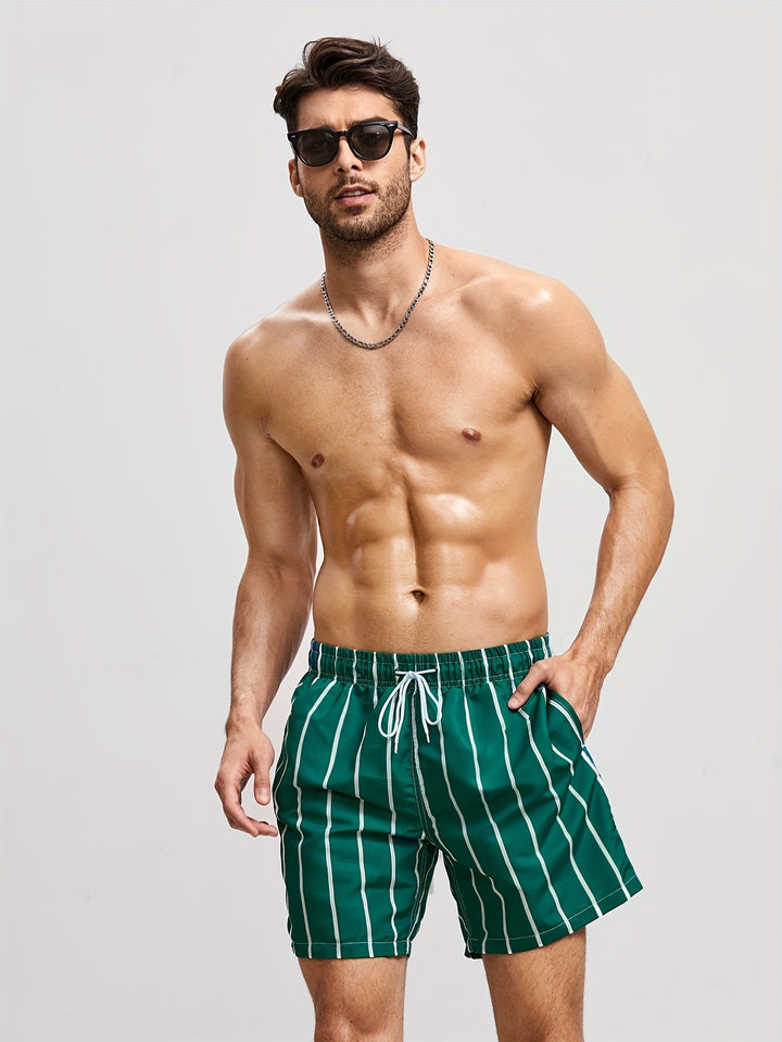 Michael™ | Effortless Striped Drawstring Shorts - Elle Melbourne