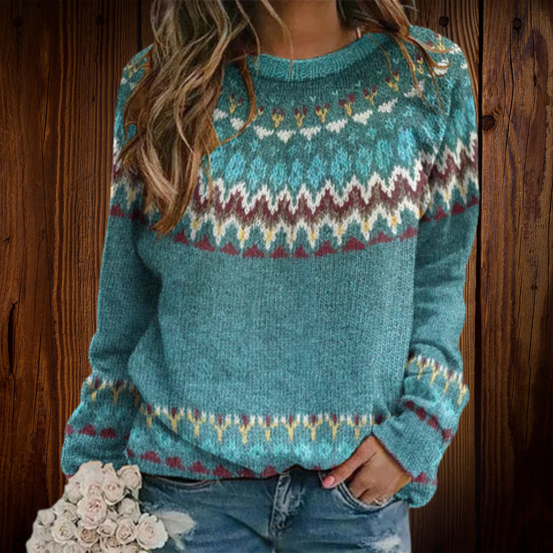 Annie™ | Cozy Colorful Fair Isle Sweater - Elle Melbourne
