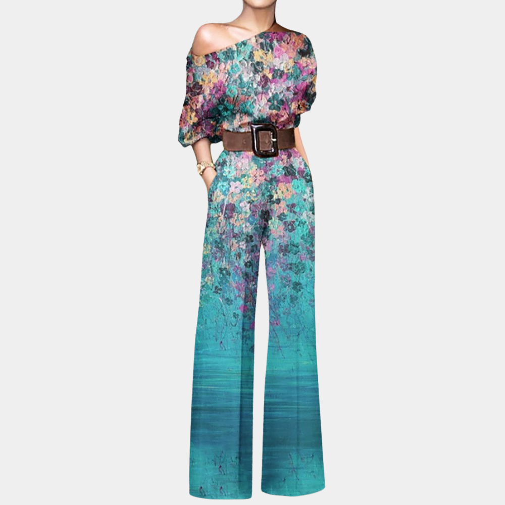 Isabelle | Stylish Off-Shoulder Jumpsuit - Elle Melbourne