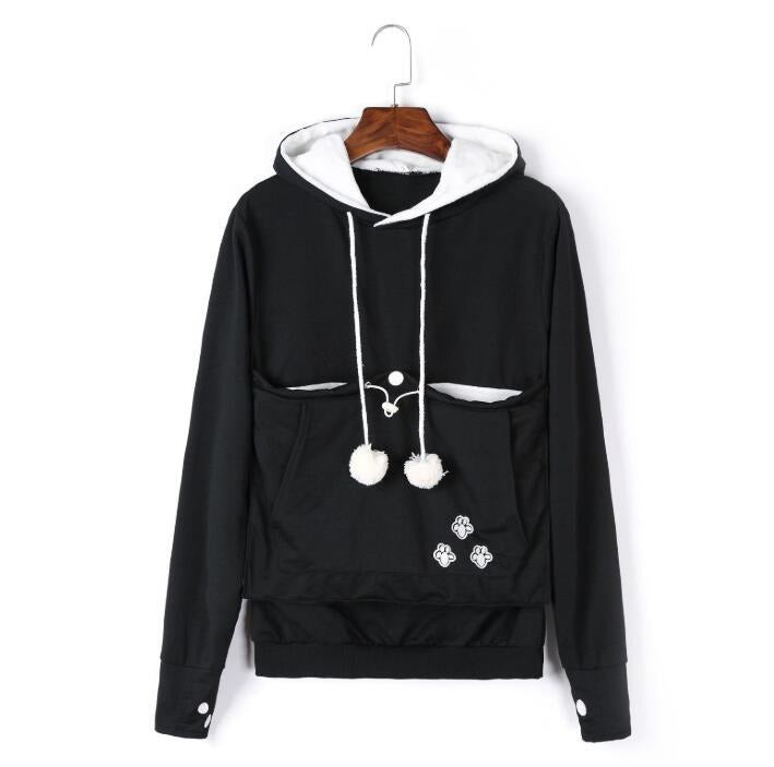 Hannah ™ | Fun Pet Pouch Hoodie with Pom-Poms - Elle Melbourne