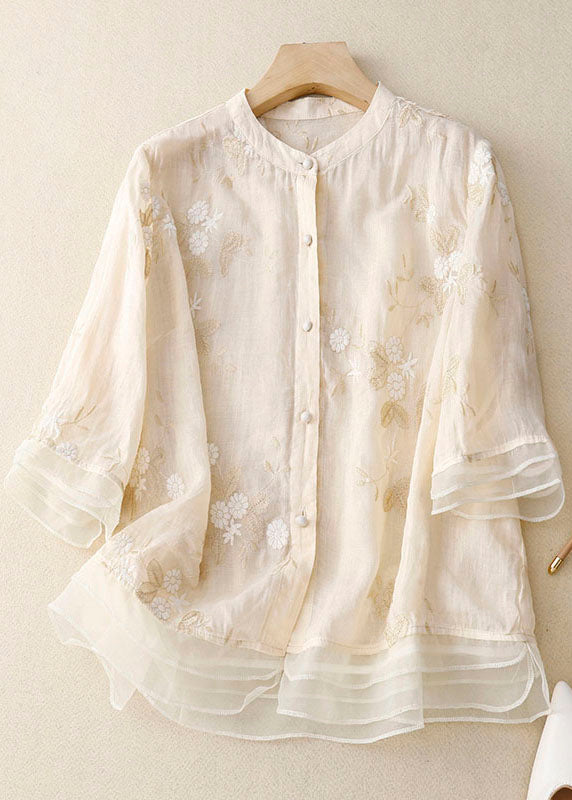 Eloise™ | Elegant Embroidered Blouse - Elle Melbourne