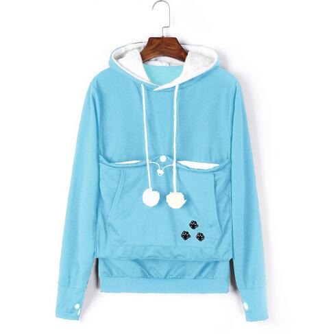 Hannah ™ | Fun Pet Pouch Hoodie with Pom-Poms - Elle Melbourne