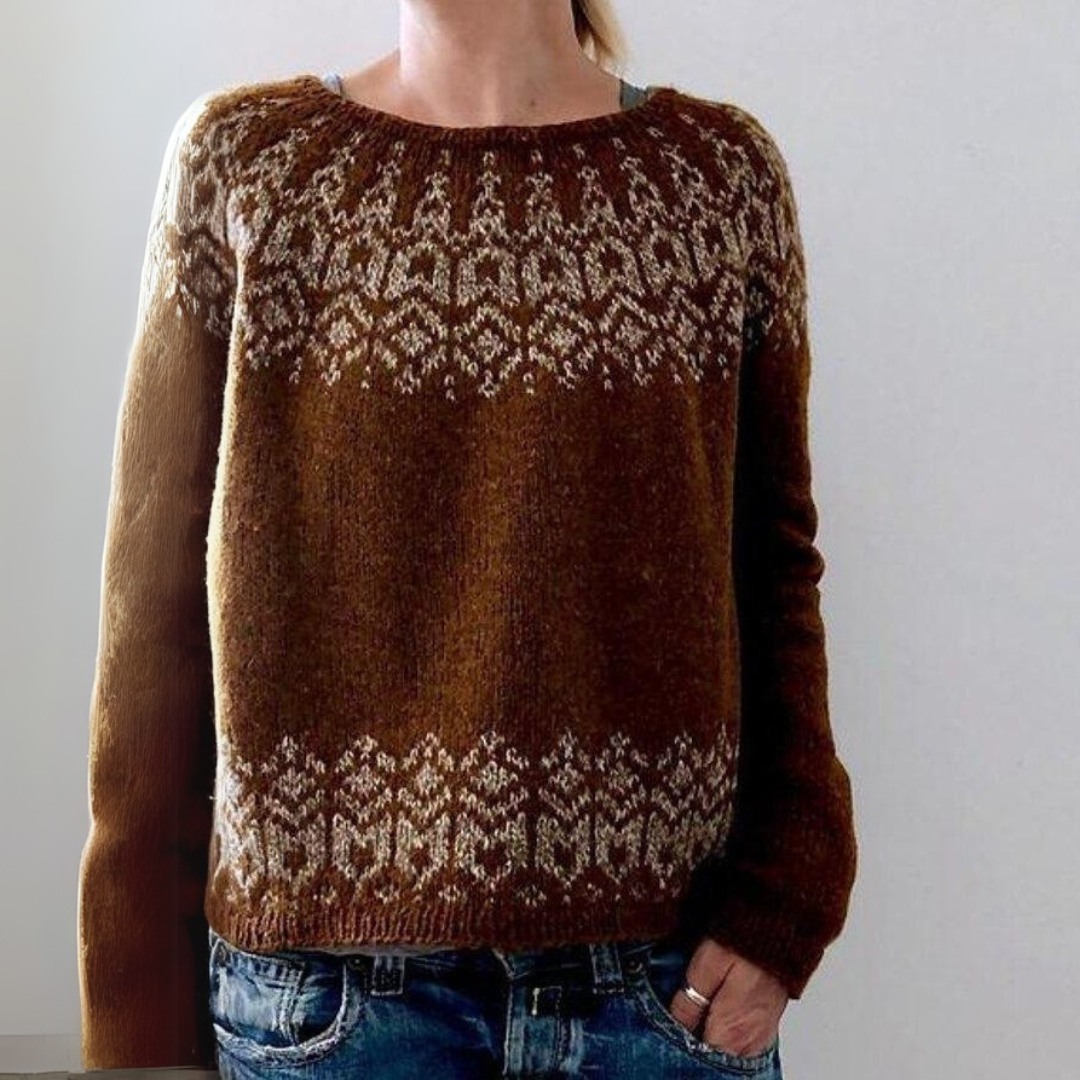 Clara ™ | Women's Nordic Knit Sweater - Elle Melbourne