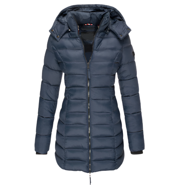 Iris ™ | Women's Long Hooded Puffer Jacket - Elle Melbourne