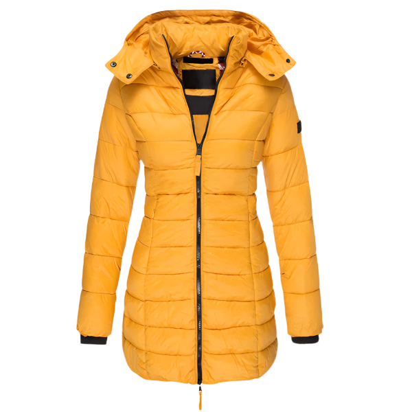 Iris ™ | Women's Long Hooded Puffer Jacket - Elle Melbourne
