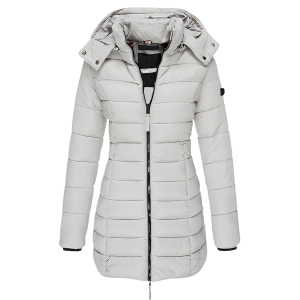 Iris ™ | Women's Long Hooded Puffer Jacket - Elle Melbourne