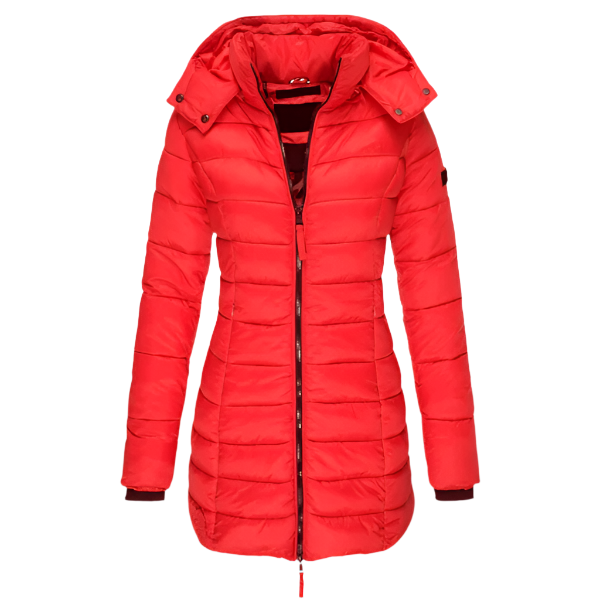Iris ™ | Women's Long Hooded Puffer Jacket - Elle Melbourne