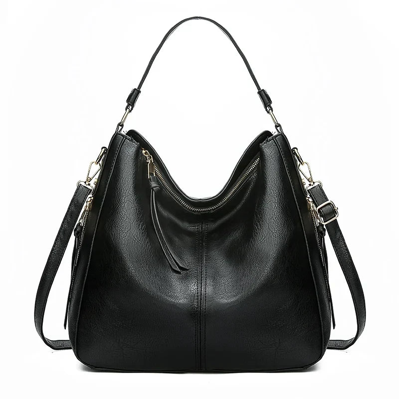 Harriet - Leather Shoulder Bag - Elle Melbourne