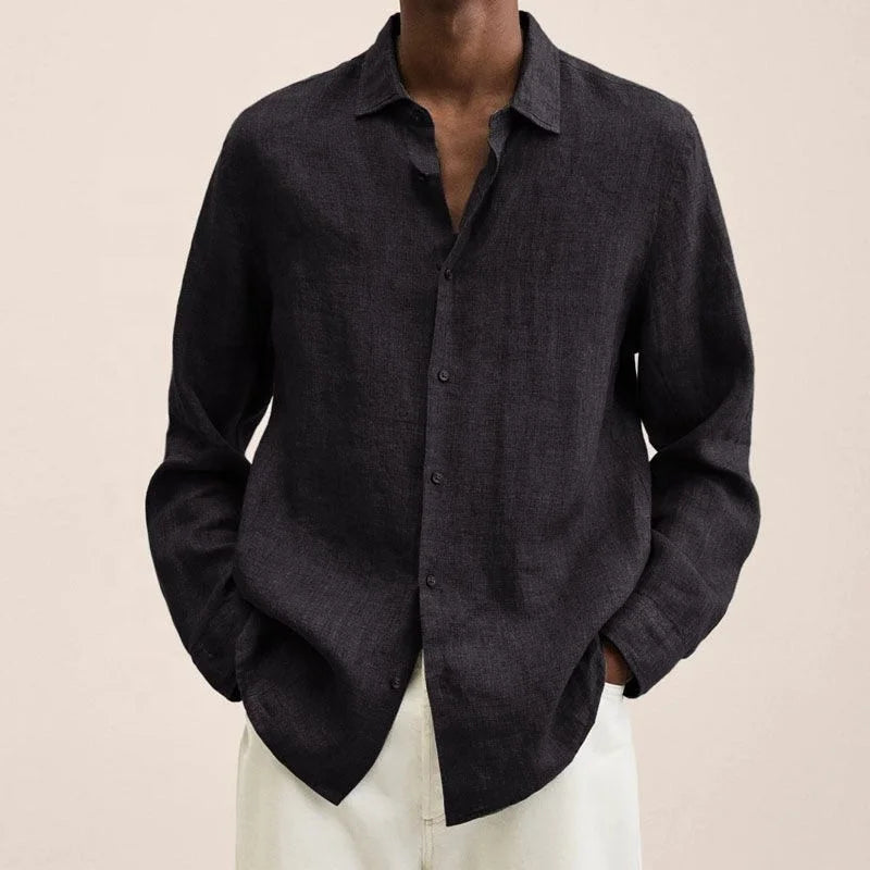 James™ | Men's Oversized Button-Down Shirt - Elle Melbourne