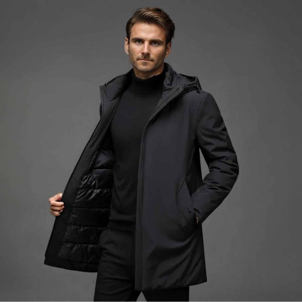 Oliver | Stylish Hooded Parka Jacket - Elle Melbourne