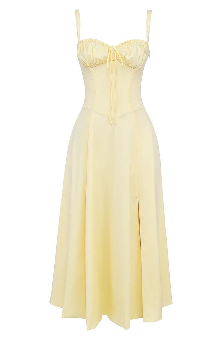 Freya | Stylish Floral Midi Dress - Elle Melbourne